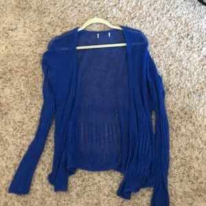 Blue Hollister Cardigan Size L
